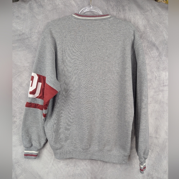 Oklahoma NCAA Medium Vintage Crewneck Sweatshirt Cool Arm Band - Picture 2 of 10